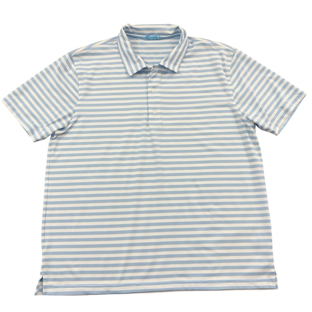 J. McLaughlin Striped Polo - Picture 2 of 10